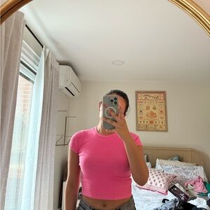Pink Women's Crop Top